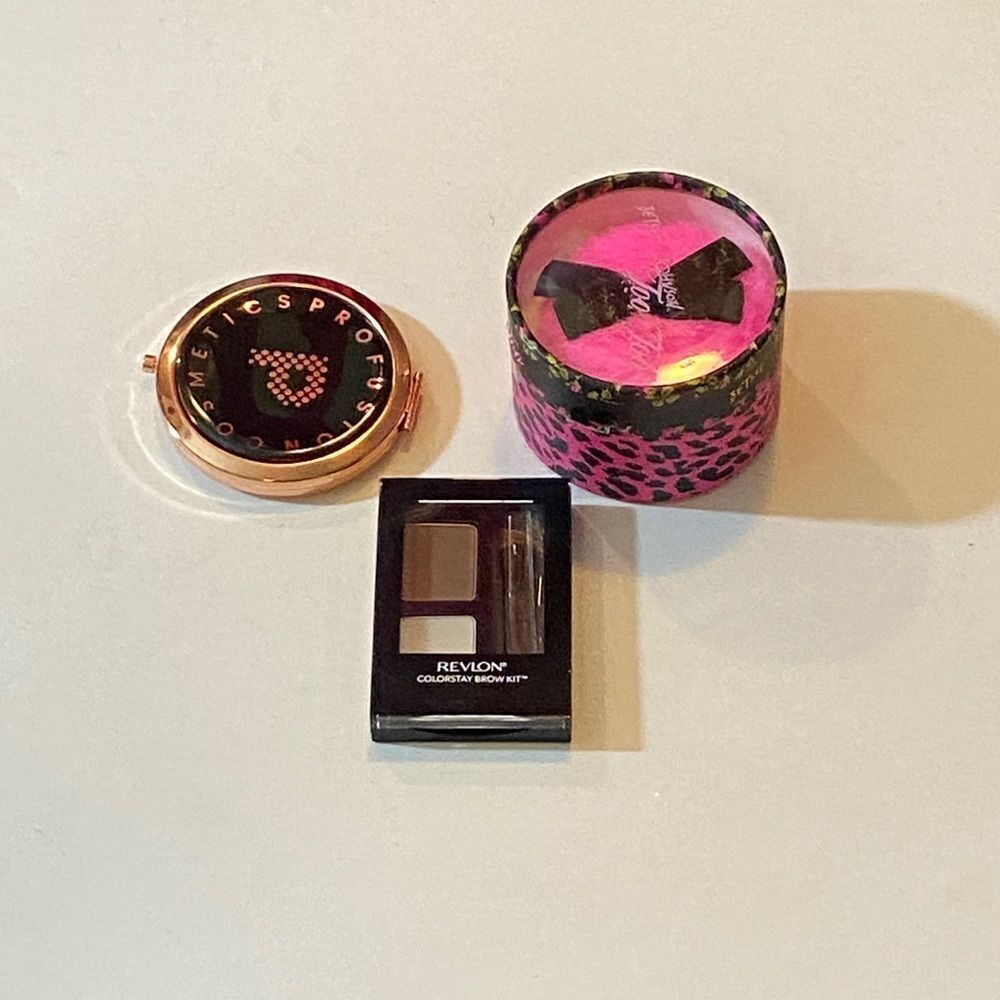 Revlon ColorStay Brow Kit with Pink and Black Accessories